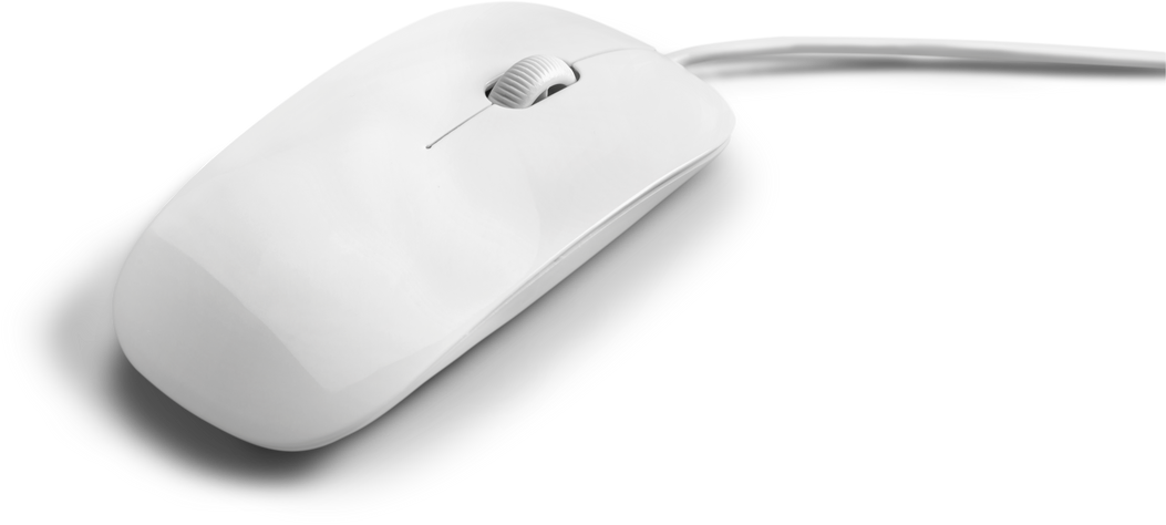 Cutout of a Computer Mouse